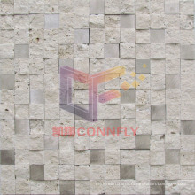 Travertine Wall Decoration Mosaic for Kitchen (CFS1108)